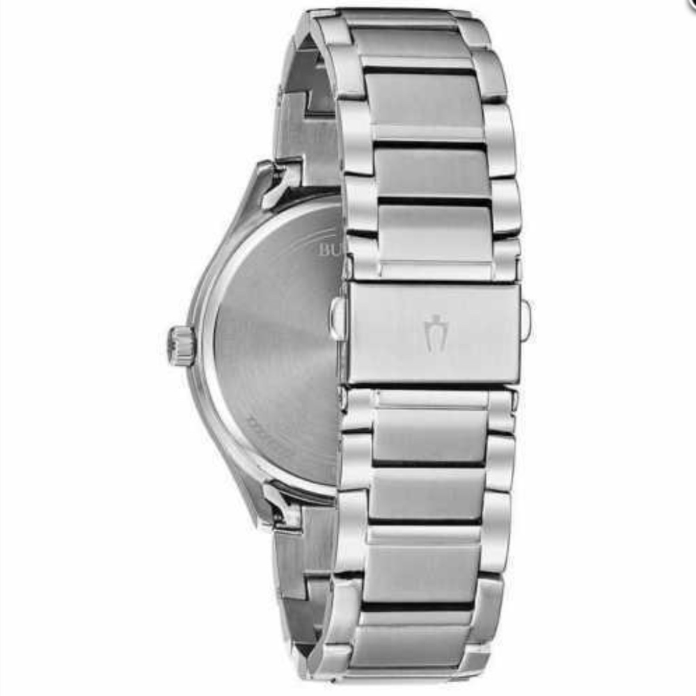 Bulova Men's Diamond Accents Black Dial Watch NEW - Picture 2 of 8